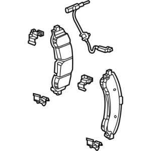 GM 86792660 PAD KIT-RR DISC BRK