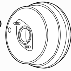 GM 84614710 Booster Assembly, P/B