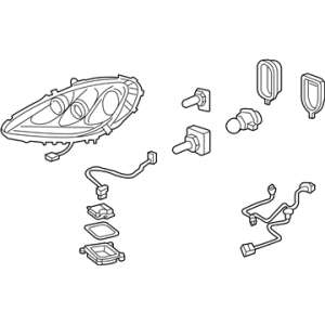 GM 19371014 HEADLAMP KIT,FRT (SERV) *SWITCHBLADE