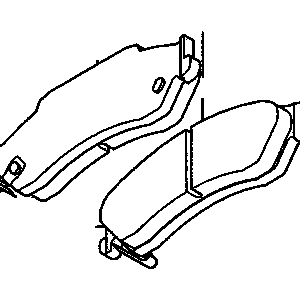 GM 19421285 PAD KIT,RR DISC BRK