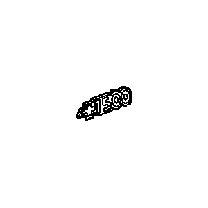 GM 15114049 Plate Assembly, Front Side Door Name