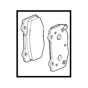 GM 84732503 Pad Kit, Rear Disc Brk
