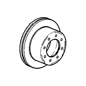 GM 22761958 Rear Brake Rotor