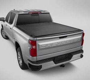 GM Long Bed Soft Roll-Up Tonneau Cover with Chevrolet Bowtie Logo 84060320
