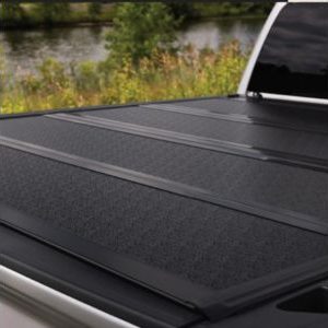 GM Short Box Hard Folding Tonneau Cover by REV 19355220