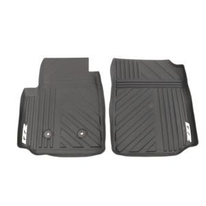 GM First-Row Premium All-Weather Floor Mats in Jet Black with Z71 Logo 22968487
