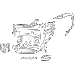 GM 85535171 Headlamp Assembly, Front