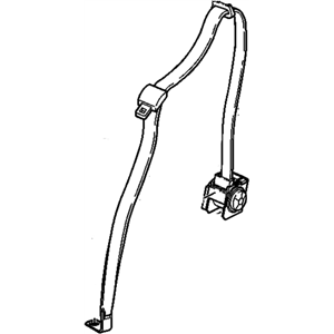 GM 88954010 Rear Seat Belt Kit #2 (Retractor Side) *Gray