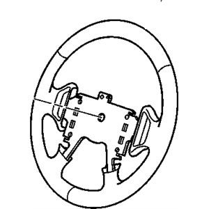 GM 23281504 Steering Wheel Assembly *Ebony
