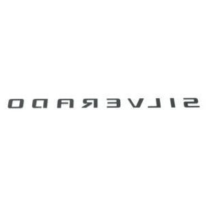 GM 15129652 Silverado Name Plate