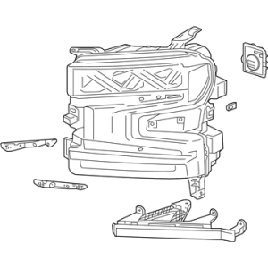 GM 84989877 HEADLAMP ASM-FRT