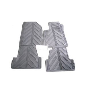 GM Front and Rear All-Weather Floor Mats in Jet Black 42364954