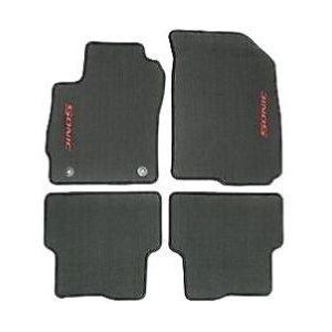 GM First- and Second-Row Premium Carpeted Floor Mats in Pewter with Sonic Script 42556006