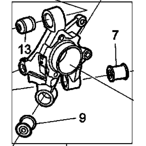 GM 92287355 Rear Suspension Knuckle Assembly