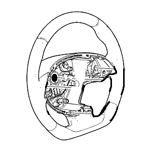 GM 23231503 Steering Wheel Assembly *Black E