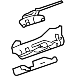 GM 20817708 Lift Gate Latch Kit