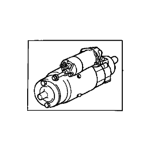 GM 10465434 Motor, Starter (Remanufacture) (Sd205)