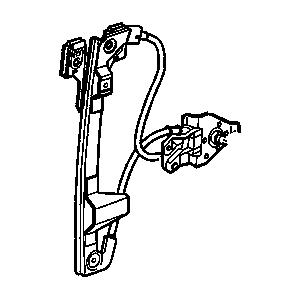 GM 15091384 Front Side Door Window Regulator Assembly