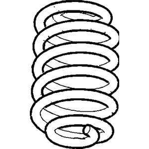 GM 23154235 Rear Coil Spring