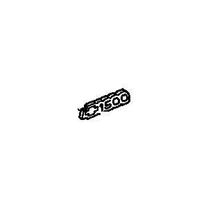 GM 15551230 Plate Assembly, Front Side Door Name