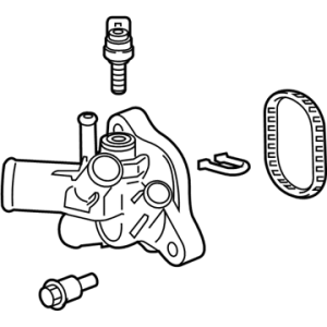 GM 12707589 Water Outlet Assembly