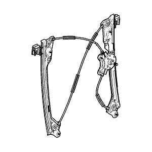 GM 23453651 Front Driver Side DOOR Window Regulator (Lh)