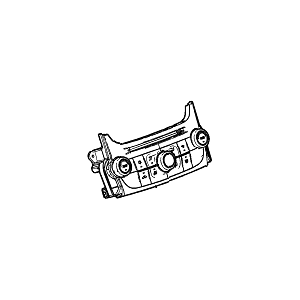 GM 23465797 Heater & Air Conditioner Control Assembly