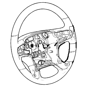 GM 23505114 Steering Wheel Assembly *Jet Black