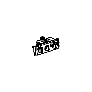 GM 22626483 Heater & Air Conditioner Control Assembly