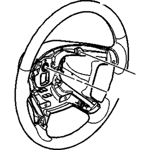 GM 22947799 Steering Wheel Assembly *Ebony