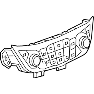 GM 84612975 Heater & Air Conditioner Control Assembly User Interface