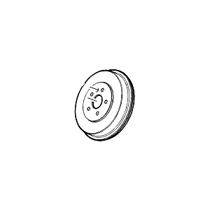 GM 23118283 Rear Brake Rotor (Coated)