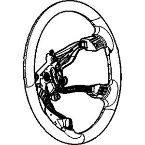 GM 84443331 Steering Wheel Assembly *Ebony