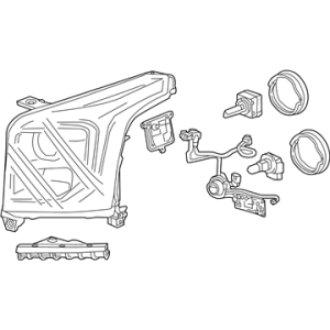 GM 84564093 Headlamp Assembly, Front