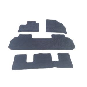 GM First-, Second- and Third-Row Carpeted Floor Mats in Dark Atmosphere (for models with Second-Row Captain's Chairs) 84332396