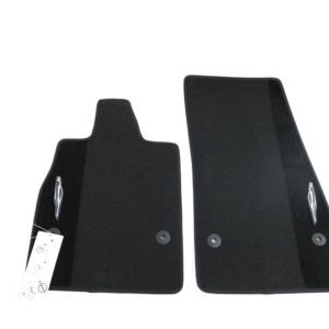 GM First-Row Premium Carpeted Floor Mats in Jet Black with Jet Black Stitching 84665075