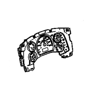 GM 15115558 Instrument Panel Gage CLUSTER