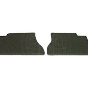 GM Floor Mats - Vinyl Replacement, Rear, Color:Pewter 88987085