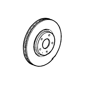 GM 20981825 Front Brake Rotor Assembly
