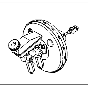 GM 96652680 Power Brake Booster Assembly