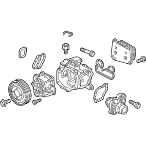 GM 55493558 Cooler Assembly, Engine Oil (W/Housing)