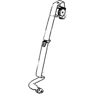 GM 19259033 Rear Seat Belt Kit Center (Retractor Side) *Light *Neutral