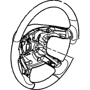 GM 23277093 Steering Wheel Assembly *Titanium