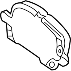 GM 85129514 PAD KIT-FRT DISC BRK