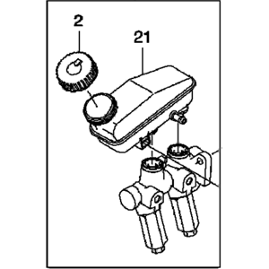 GM 95983238 Power Brake Booster Assembly