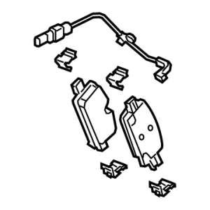 GM 85140320 PAD KIT-RR DISC BRK