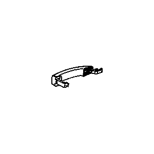 GM 20827614 Handle Assembly, Front Side Door Outside_ *Service Primer