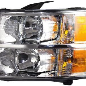 GM 22853027 Headlight Assembly, (W/ Front Side Marker & Parking & T/Side)