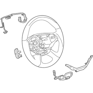GM 84346033 Steering Wheel Assembly *Black