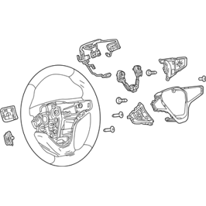 GM 84934688 WHEEL ASM-STRG *BLACK